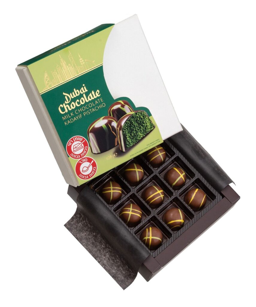 פרלינים שוקולד דובאי